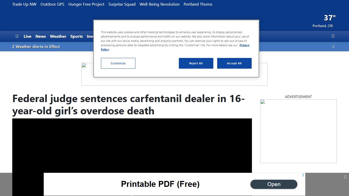 Federal judge sentences carfentanil dealer in 16-year-old girl’s overdose death
